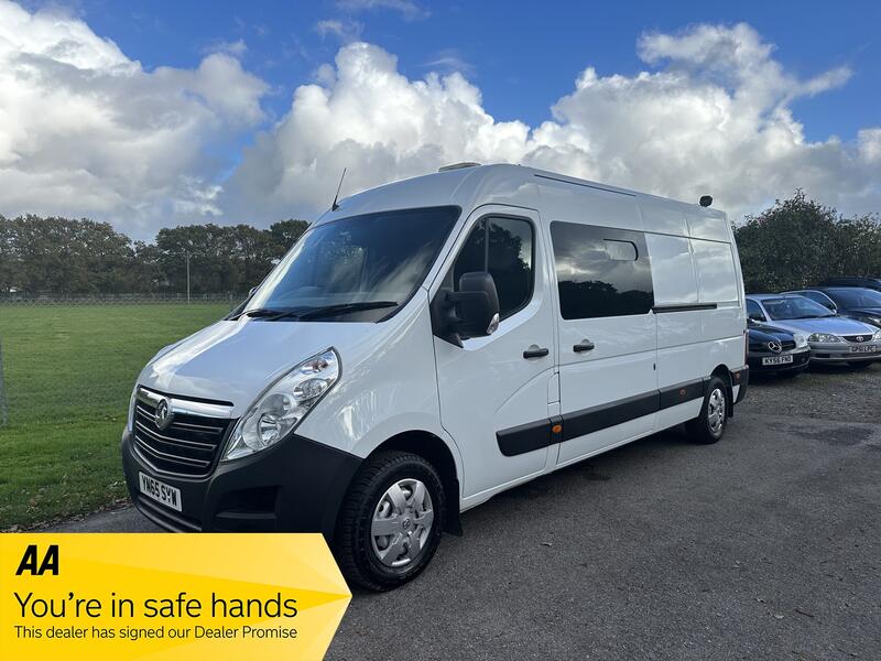 VAUXHALL MOVANO 2.3 CDTi F3500 L3H2 - DAY VAN - MESS UNIT - TWO KEYS - ONE OWNER - PLUS VAT - 2015